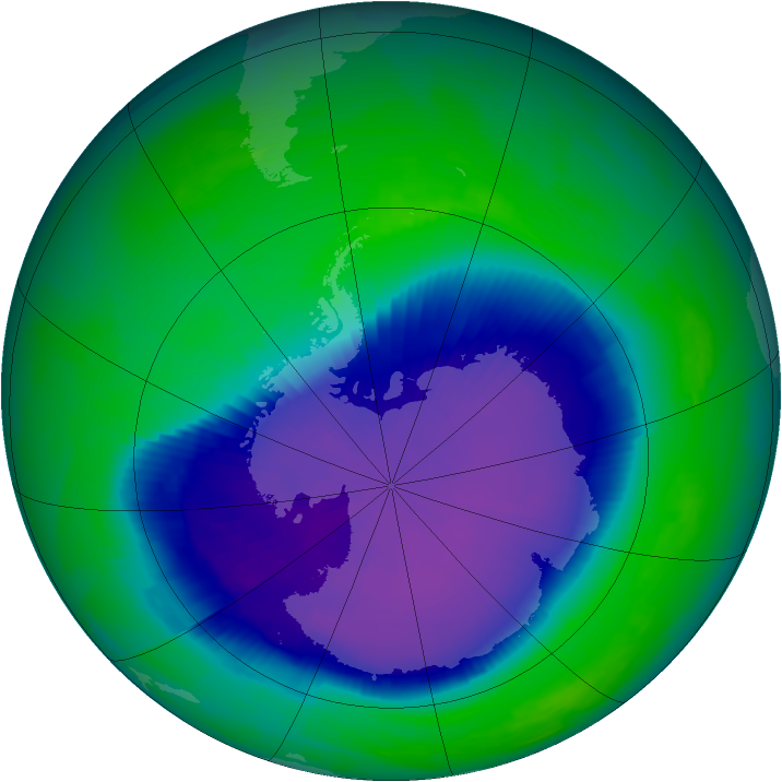 Ozone Map 1997-10-26
